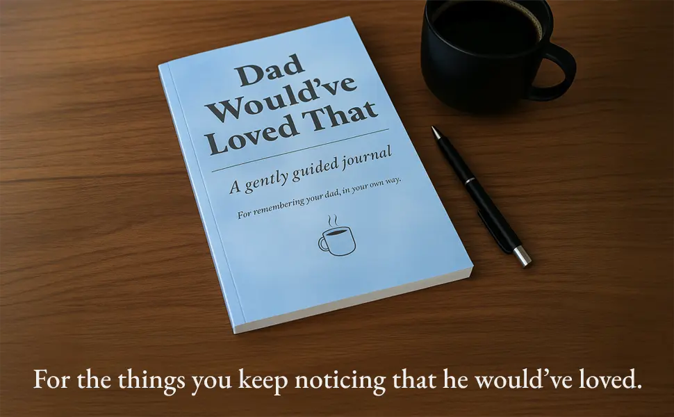 Cover of Dad Would've Loved That journal